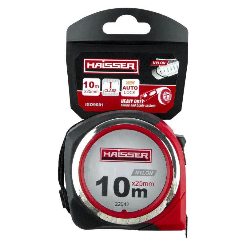 Рулетка Haisser 22042 10м х 25мм (112151)