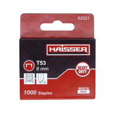 Скобы для степлера Haisser Т53 8х11.3х07 мм, 1000 шт (62021)