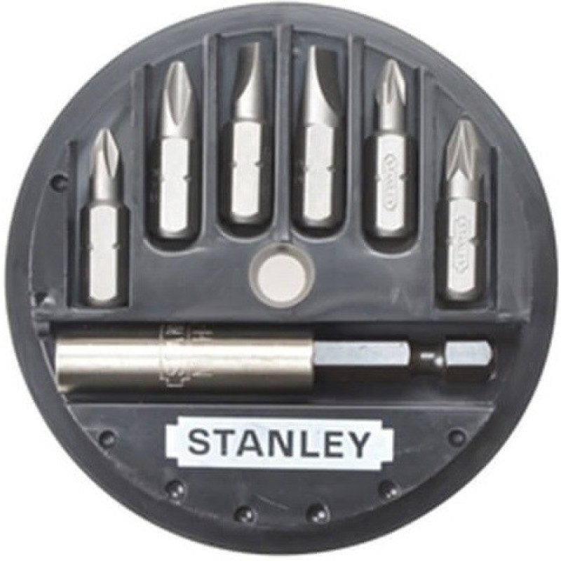 Набір біт Stanley L = 25 мм, 7 шт, пластикова коробка (1-68-737)