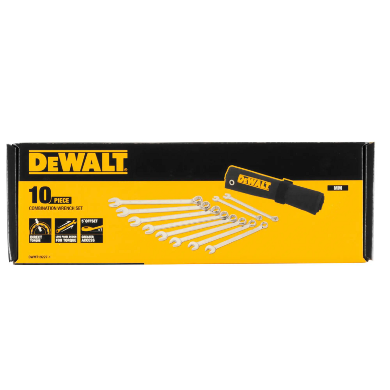 Набор ключей комбинированных DeWALT, 10 шт. (DWMT19227-1)