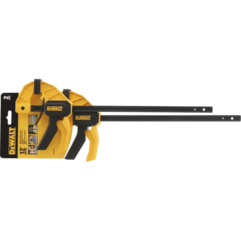 Струбцины DeWALT M триггерные, 2 шт. (DWHT0-83158)