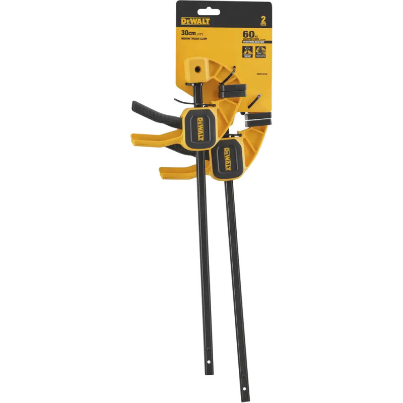 Струбцины DeWALT M триггерные, 2 шт. (DWHT0-83158)
