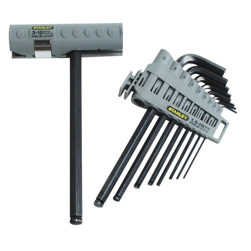 Набор ключей шестигранных Stanley HEX GRIP, 9 шт, метрических (0-89-904)