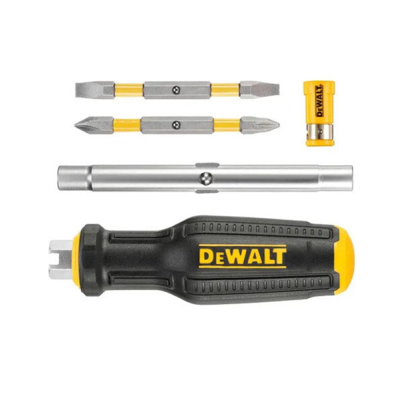 Отвертка – набор DeWALT FULL FIT 6 Way с двумя сменными битами (DWHT66569-0)