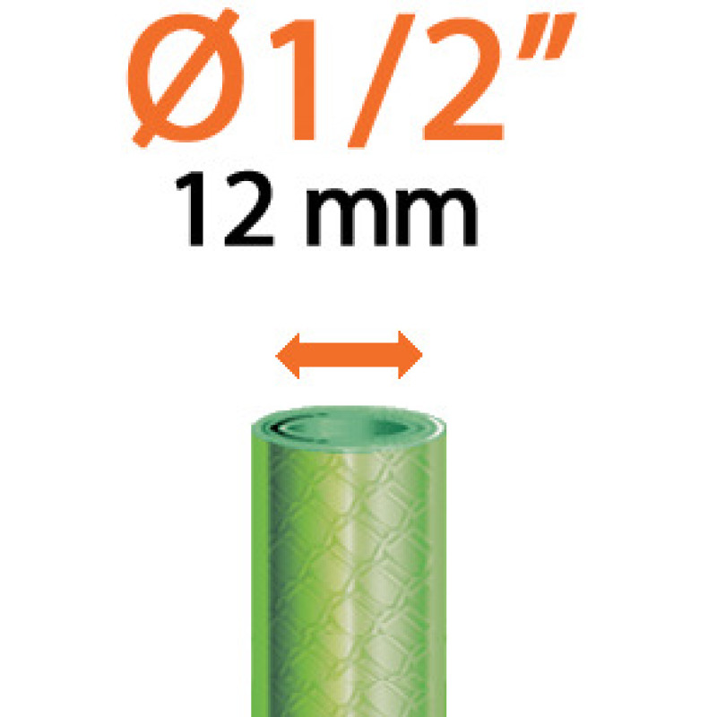 Коннектор Claber 1/2 "- 5/8" аквастоп для поливочного шланга Ergogrip (81925) блистер