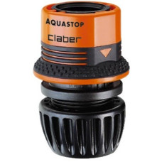 Коннектор Claber 1/2 "- 5/8" аквастоп для поливочного шланга Ergogrip (81925) блистер