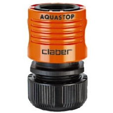 Коннектор Claber 1/2 "аквастоп для поливочного шланга (81847) блистер