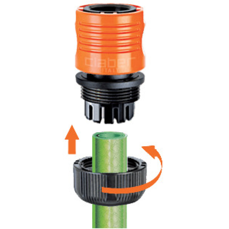 Конектор Claber 1/2 "для поливального шланга (79707)