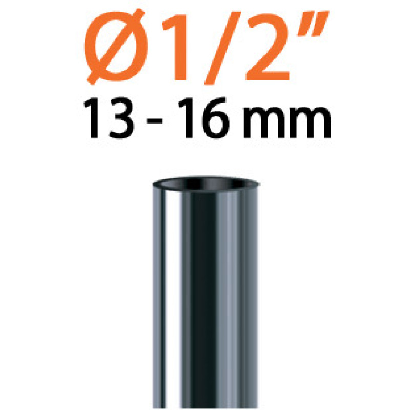 Ніпель Claber 16 мм. для крапельної трубки 1/2 "з защемлением (82085)