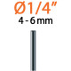 Кран Claber 6х6 мм, для трубки капельного полива 1/4 " 5 шт, (82123)