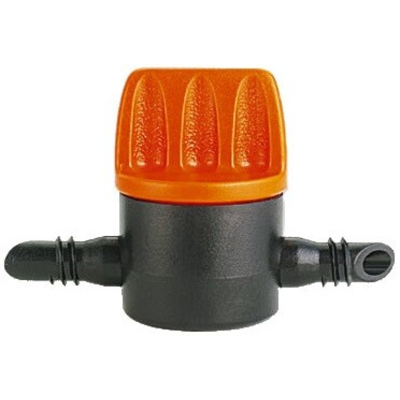 Кран Claber 6х6 мм, для трубки капельного полива 1/4 " 5 шт, (82123)