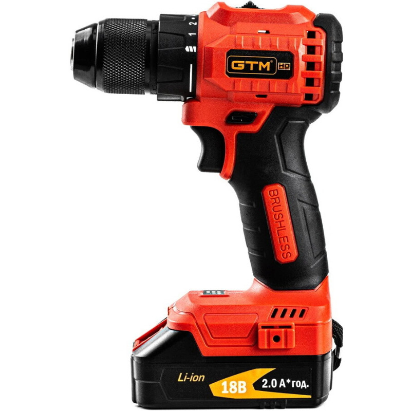 Акумуляторний дриль-шурупокрут GTM DS18/50BL (2897)