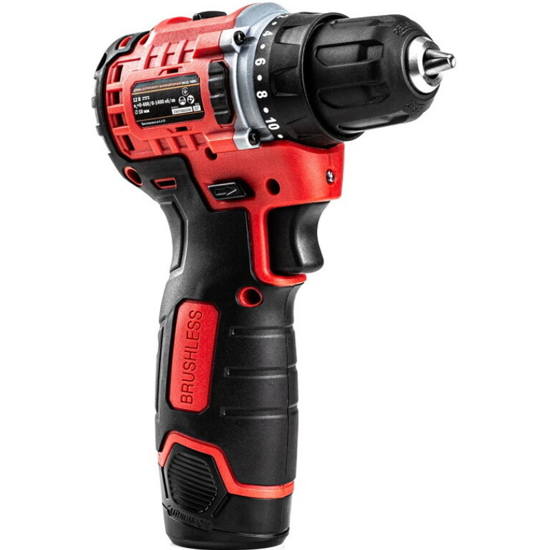 Аккумуляторная дрель-шуруповерт GTM DS12/38BL (2896)