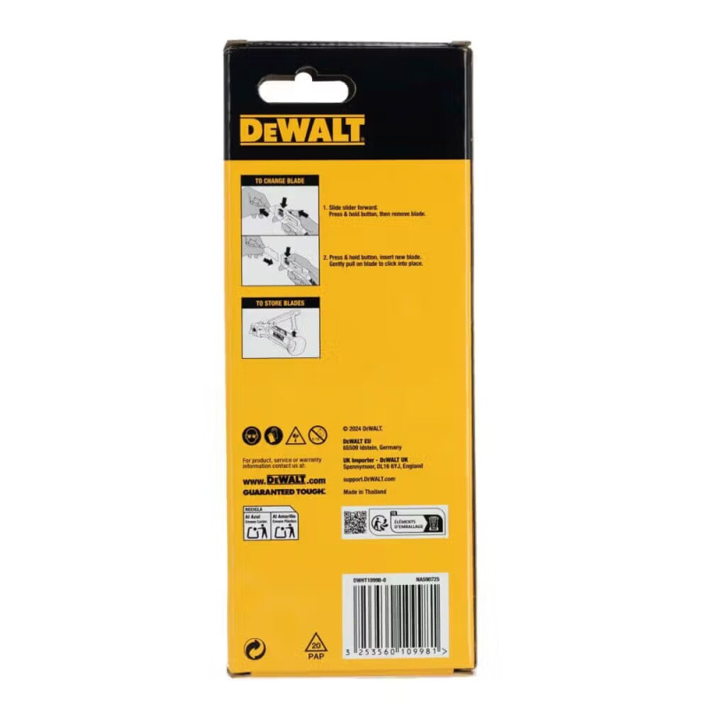 Ніж DeWALT 176 мм (DWHT10998-0)