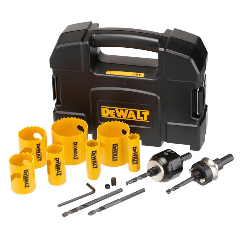 Набор коронок-цифенборов DeWALT EXTREME BIM, 11 шт. (DT90355)