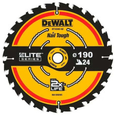 Диск пильный DeWalt Elite Extreme, 190х30 мм, 24Т (DT10402)
