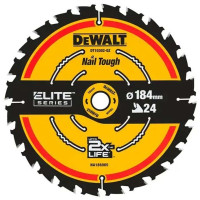 Диск пильный DeWalt Elite Extreme, 184х20 мм, 24Т (DT10401)