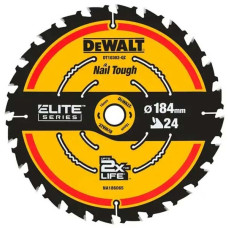 Диск пильный DeWalt Elite Extreme, 184х20 мм, 24Т (DT10401)
