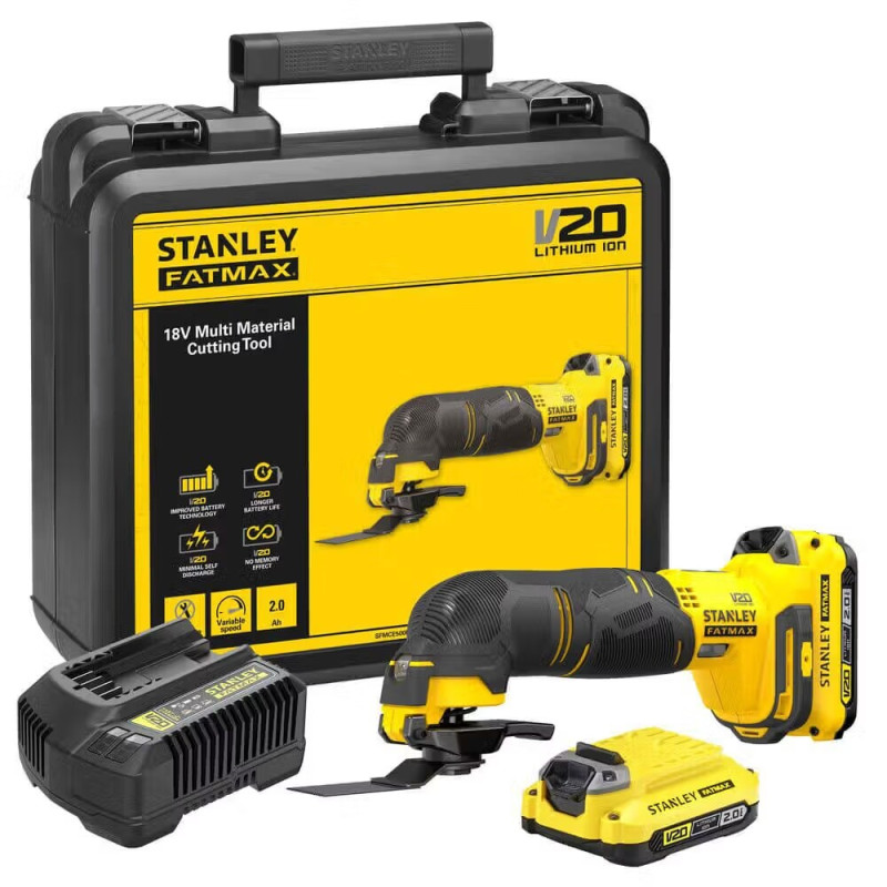 Аккумуляторный многофункциональный инструмент Stanley FatMax (SFMCE500D2K)