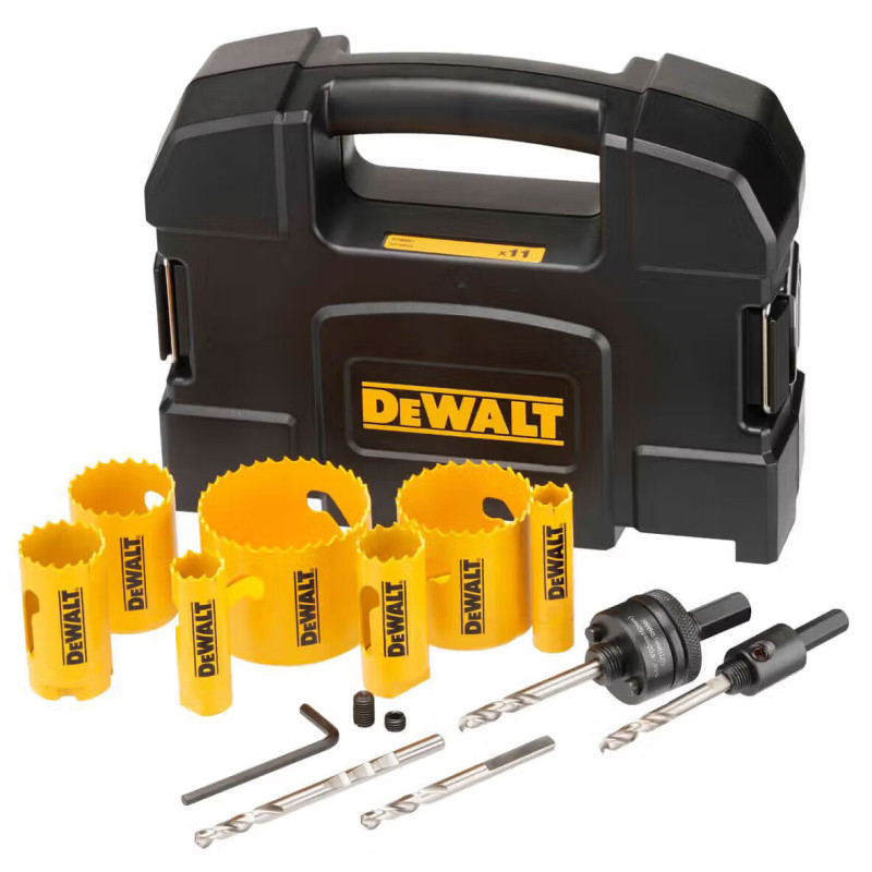 Набор коронок-цифенборов DeWALT EXTREME BIM, 11 шт. (DT90351)