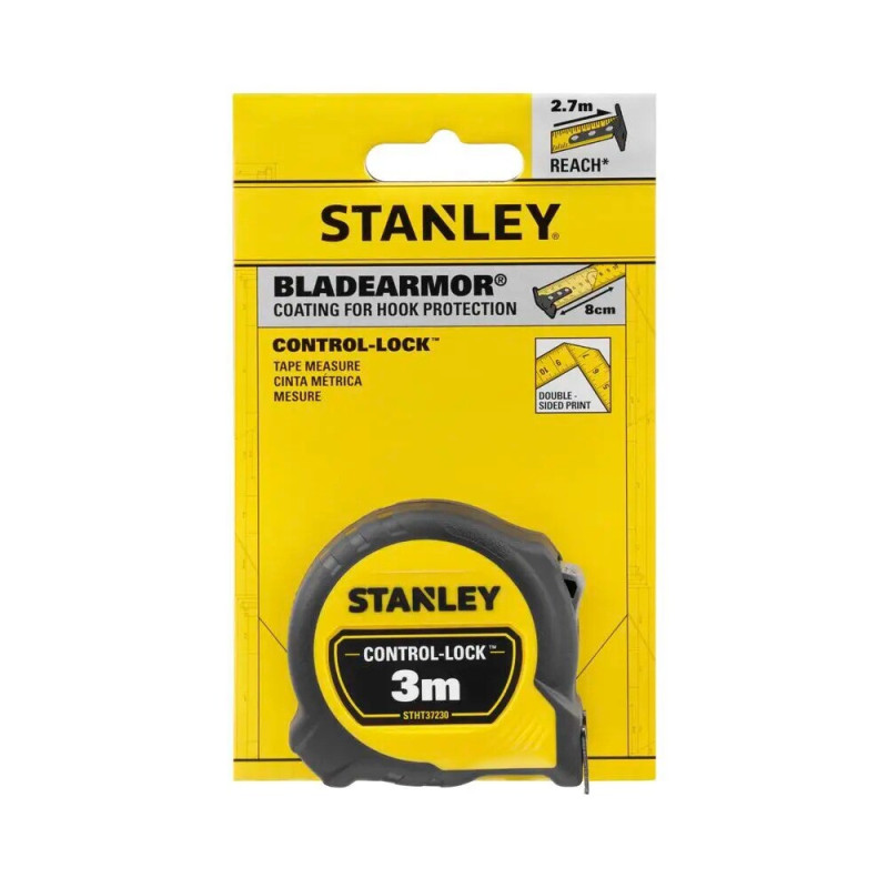 Рулетка Stanley CONTROL-LOCK 3 м, 19 мм (STHT37230-0)