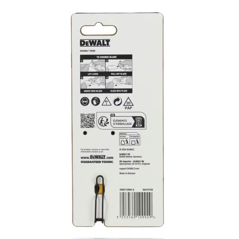 Ніж DeWALT 82 мм (DWHT10992-0)