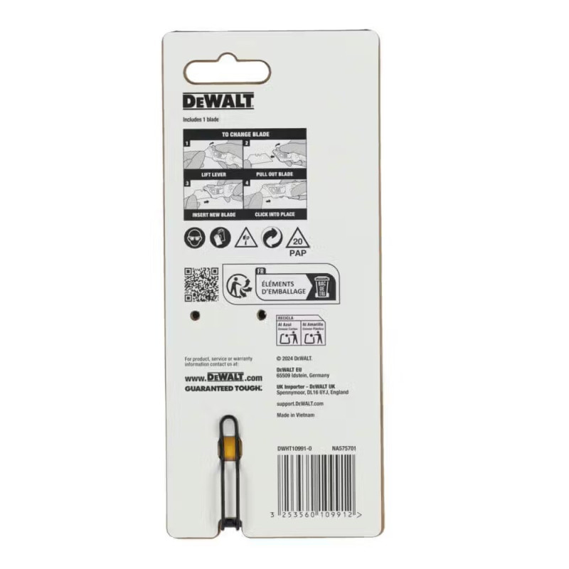 Нож DeWALT 82 мм (DWHT10991-0)
