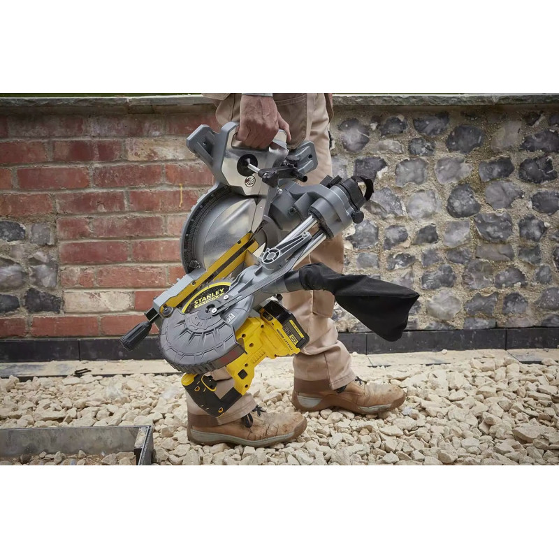 Акумуляторна торцювальна пилка Stanley FatMax (SFMCS701M1+SFMCS600B)