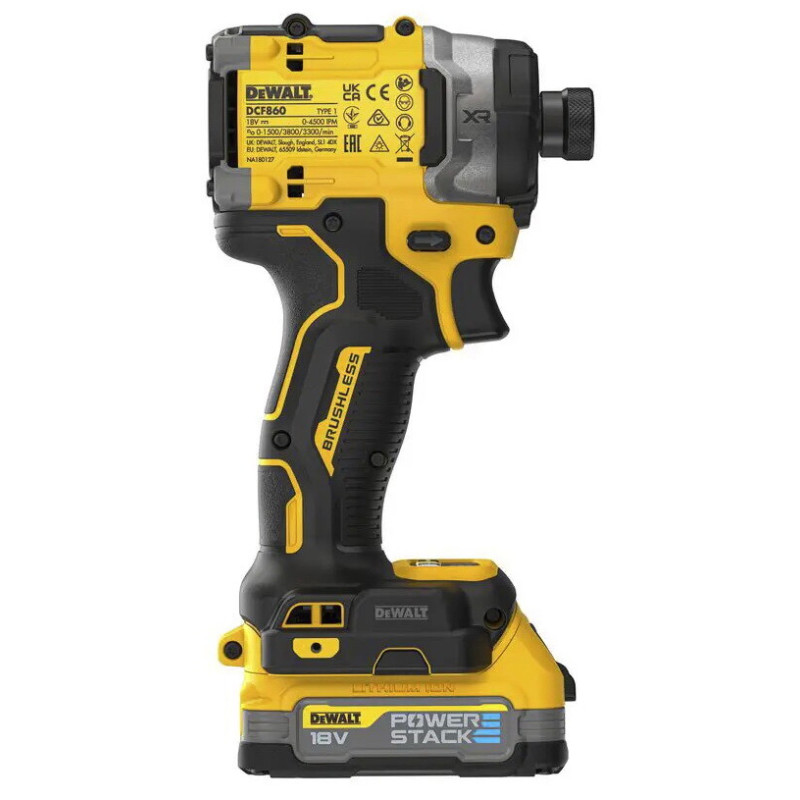 Шуруповёрт ударный аккумуляторный DeWALT (DCF860E2T)