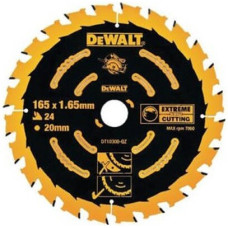 Диск пильний DeWALT 165х20мм 24 зубців (універсальне! Застосування для DWE550) (DT10300)
