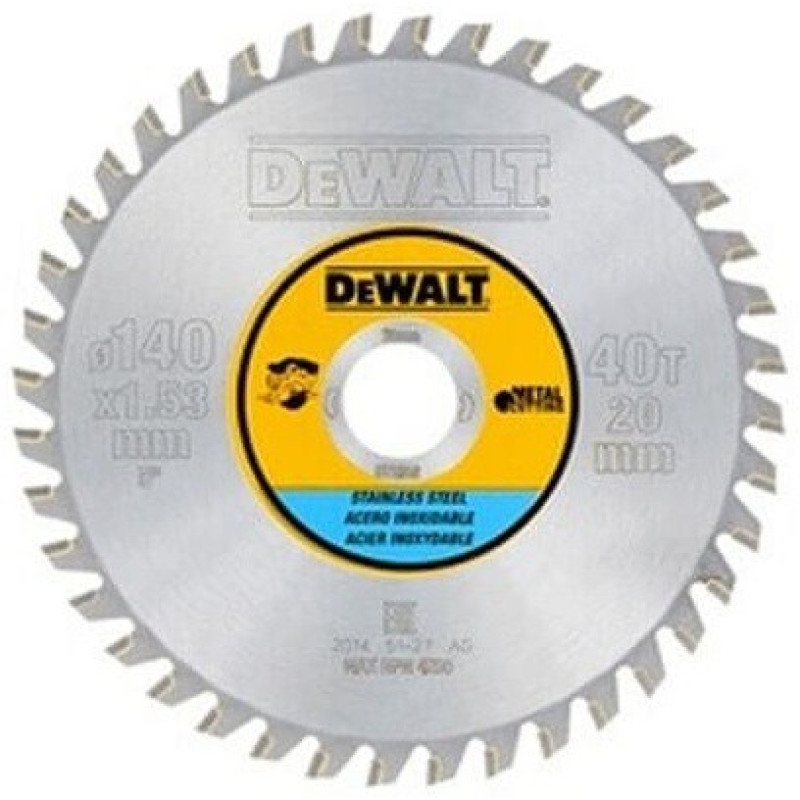 Диск пильный DeWALT 140х20 мм (для DCS373) (DT1918)
