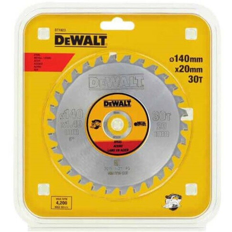 Диск пильный DeWALT 140х20 мм 30 TFZ (DT1923)