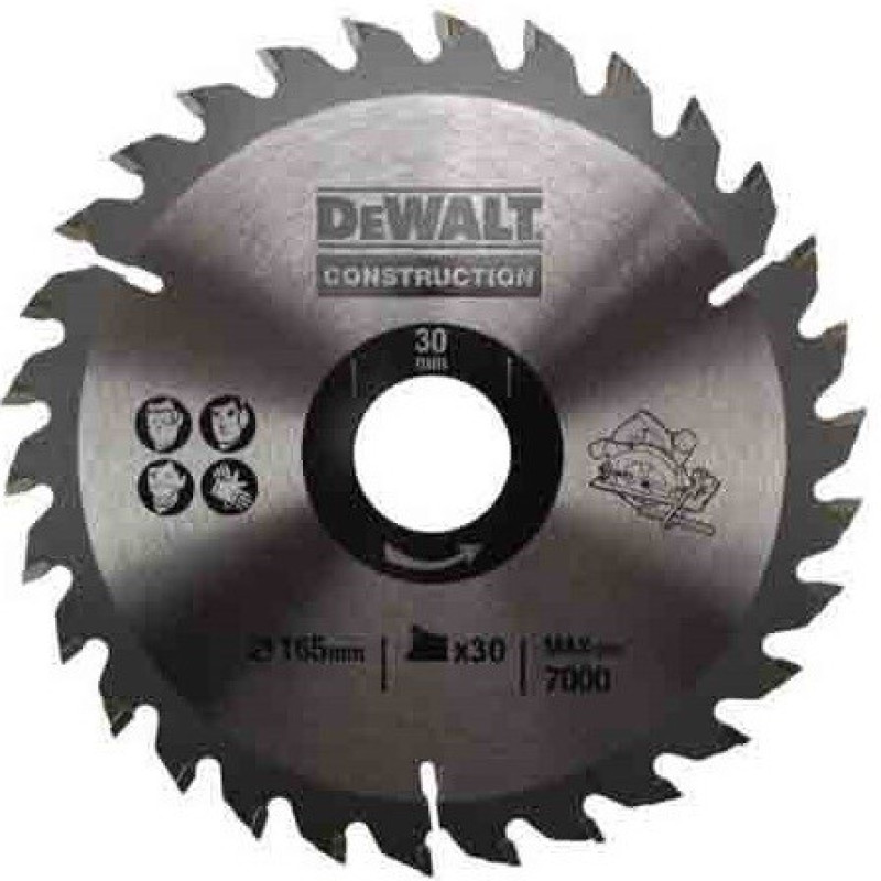Диск пильный DeWALT 165х30мм 30 зубов (DT1937)