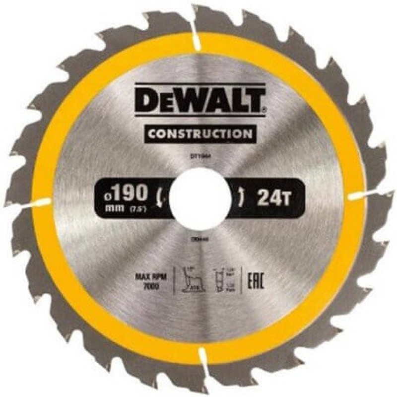 Диск пильный DeWALT 190х30мм 40 зубов (DT1945)