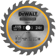 Диск пильный универсальный DeWALT DT20420 (115х9.5 мм)