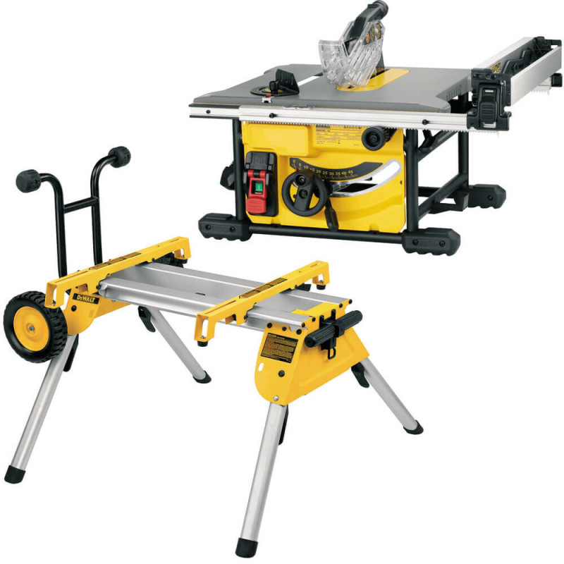 Пила настольная-циркулярная сетевая + стол DE7400 DeWALT DWE7485RS