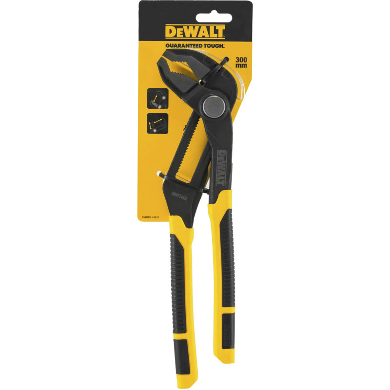 Пассатижи переставные сантехнические DeWALT 300 мм (DWHT0-74432)
