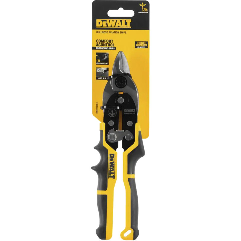 Ножиці по металу DeWALT BULLNOSE ERGO Aviation (DWHT14694-0)
