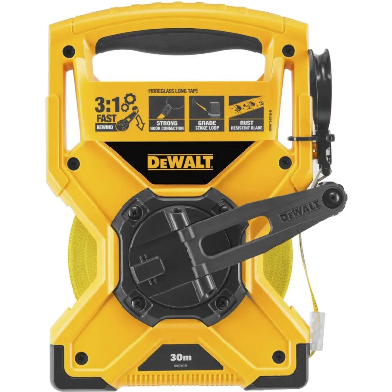 Рулетка измерительная DeWALT FIBREGLASS, 30 м x 19 мм (DWHT34218-0)