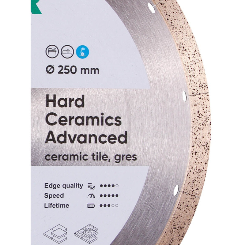 Диск алмазний відрізний Distar 1A1R 250x1,5x10x25,4 Hard ceramics Advanсed (11120349019)