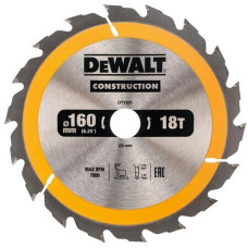 Диск пильный DeWALT 18 зубцов 160х20мм (DT1931)