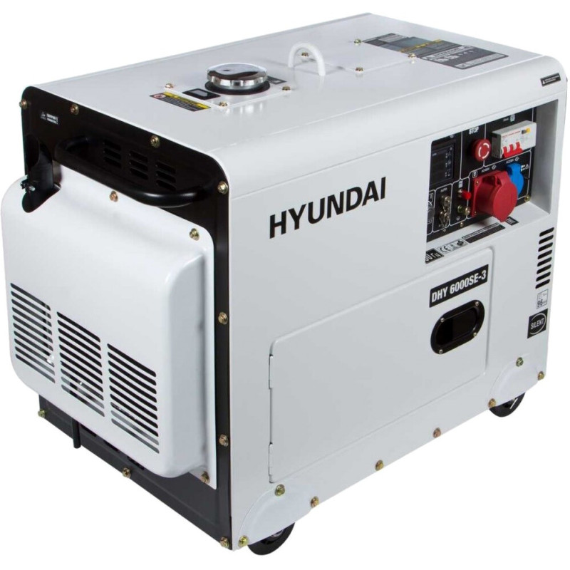 Дизельний генератор Hyundai DHY 6000SE-3