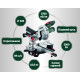 Торцовочная пила сетевая Metabo KGS305M (613305000)