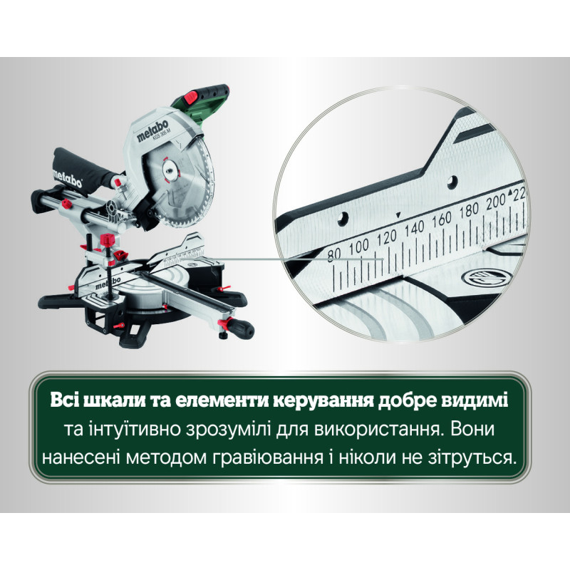 Торцовочная пила сетевая Metabo KGS305M (613305000)