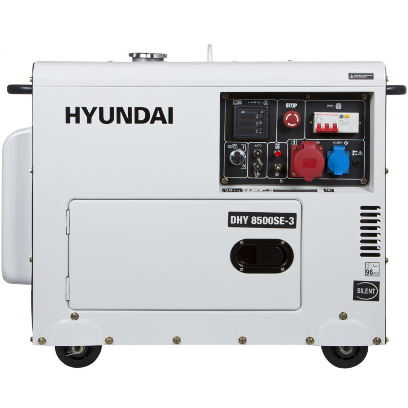 Дизельний генератор Hyundai DHY 8500SE-3