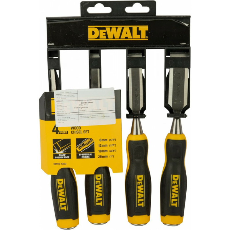 Набор стамесок DeWALT, 4 шт. (DWHT0-16063)
