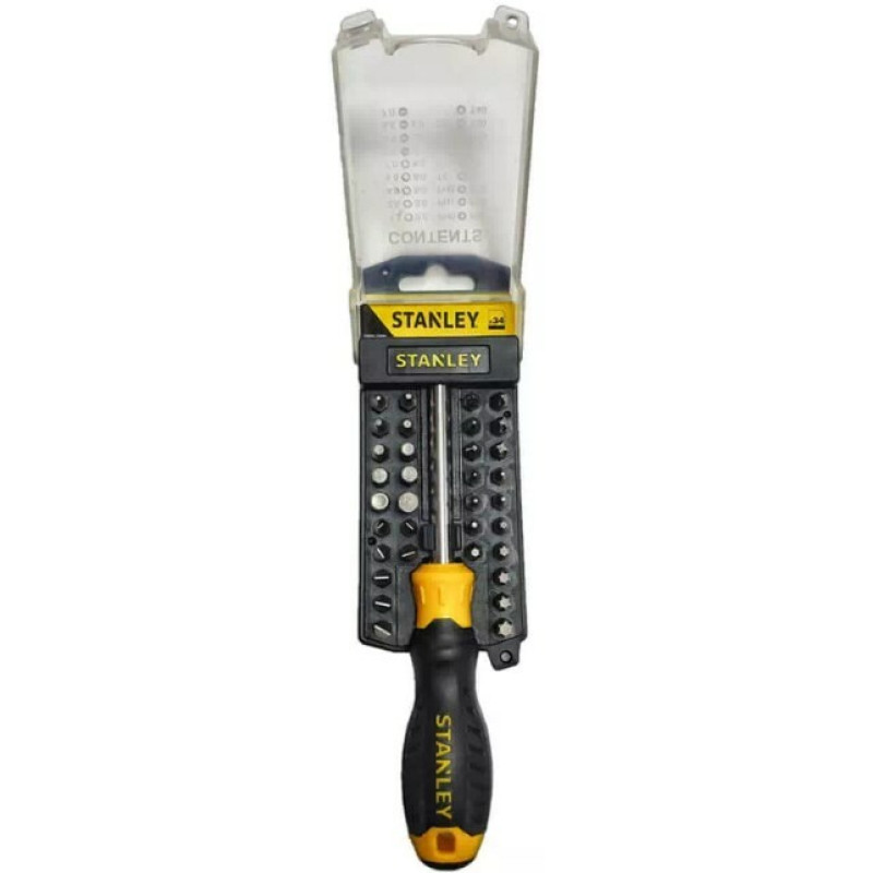 Отвертка Stanley набор Multibit с насадками, 34 ед. (STHT0-70885)