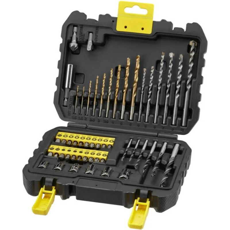 Набір біт і свердел STANLEY TITANIUM, 25 мм, 50 шт, кейс (STA88546)