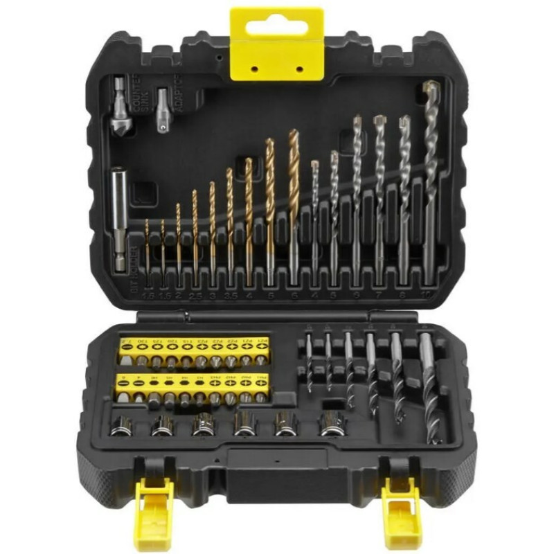 Набір біт і свердел STANLEY TITANIUM, 25 мм, 50 шт, кейс (STA88546)