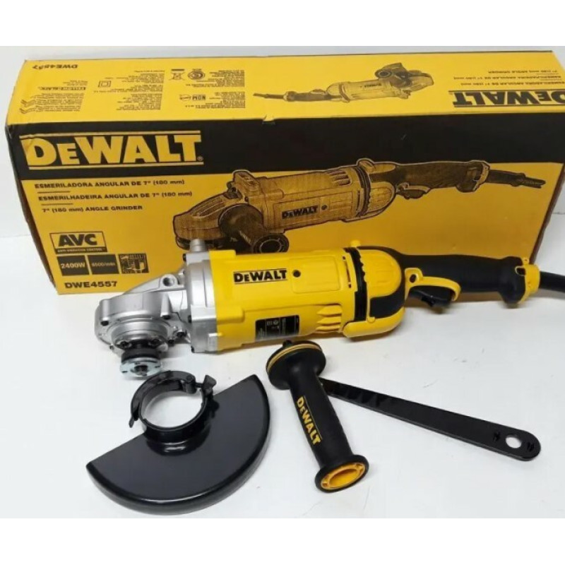 Шлифмашина угловая сетевая DeWALT DWE4557